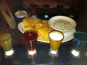 Margarita Flights Nacho Bar